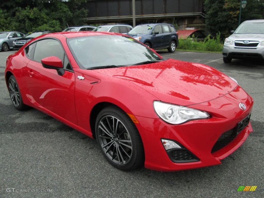 2013 FR-S Sport Coupe - Hot Lava Orange / Black/Red Accents photo #4