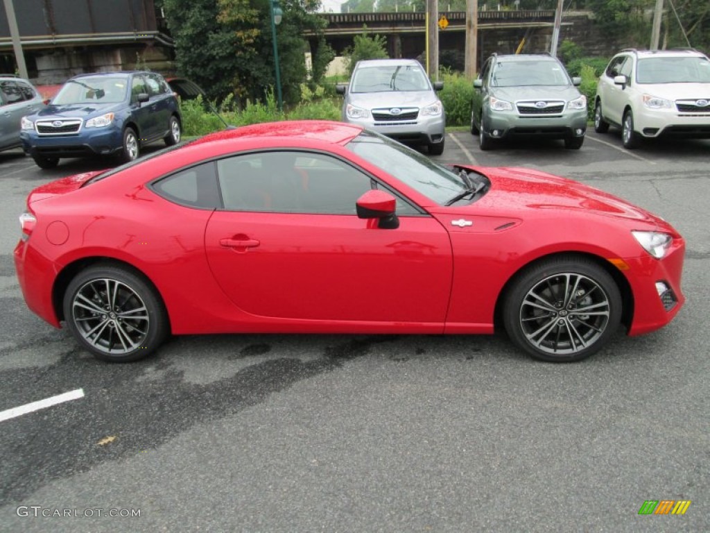 2013 FR-S Sport Coupe - Hot Lava Orange / Black/Red Accents photo #5