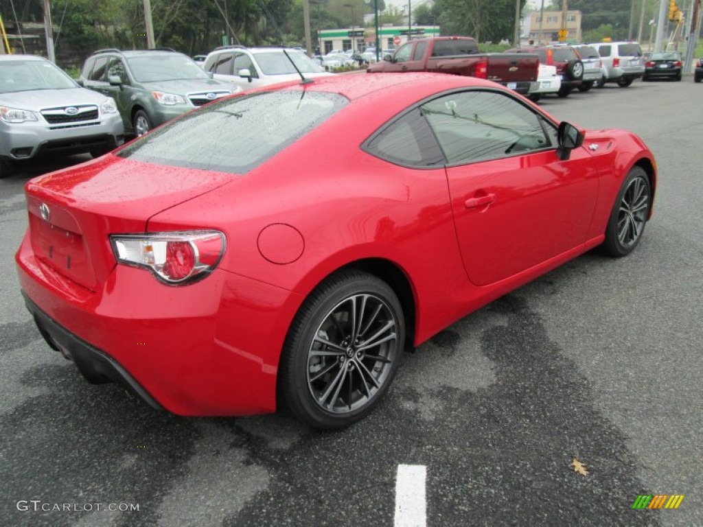 2013 FR-S Sport Coupe - Hot Lava Orange / Black/Red Accents photo #6