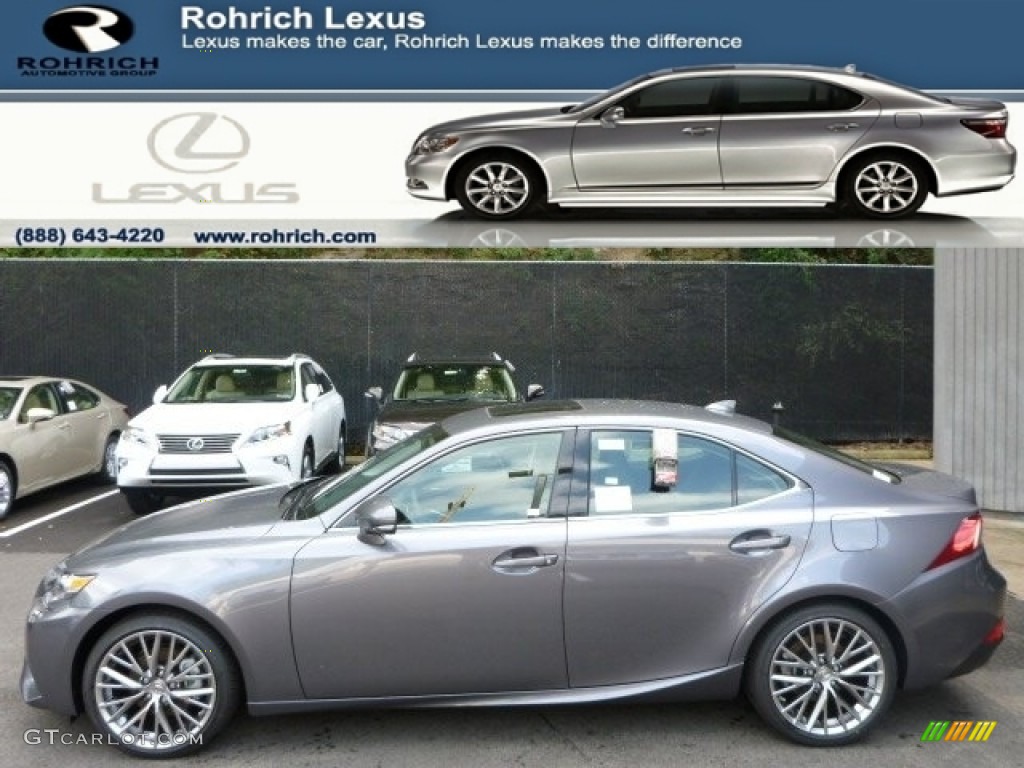 2014 IS 250 AWD - Nebula Gray Pearl / Black photo #1