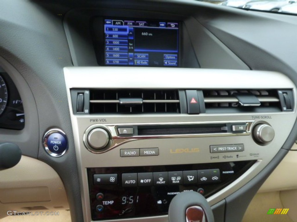 2013 RX 450h AWD - Satin Cashmere Metallic / Parchment/Espresso Birds Eye Maple photo #17