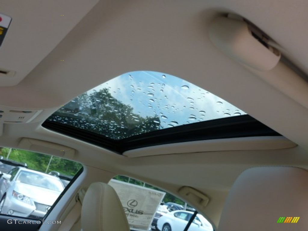 2013 ES 300h Hybrid - Deep Sea Blue Mica / Parchment photo #15