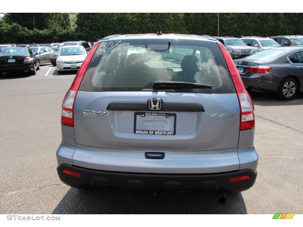 2008 CR-V LX 4WD - Glacier Blue Metallic / Gray photo #7