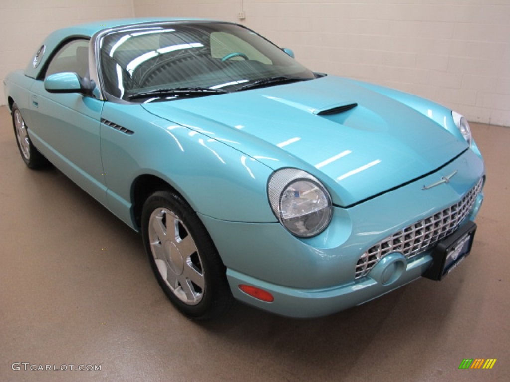 2002 Thunderbird Premium Roadster - Thunderbird Blue / Thunderbird Blue photo #1