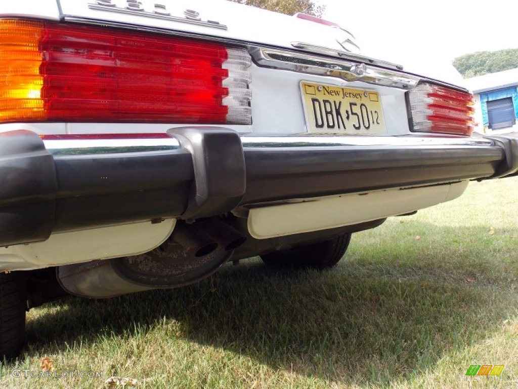 1989 SL Class 560 SL Roadster - Arctic White / Blue photo #13