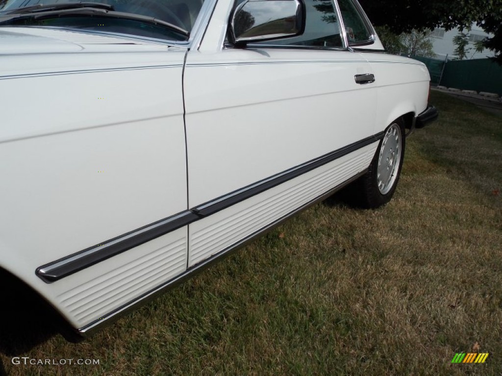 1989 SL Class 560 SL Roadster - Arctic White / Blue photo #15