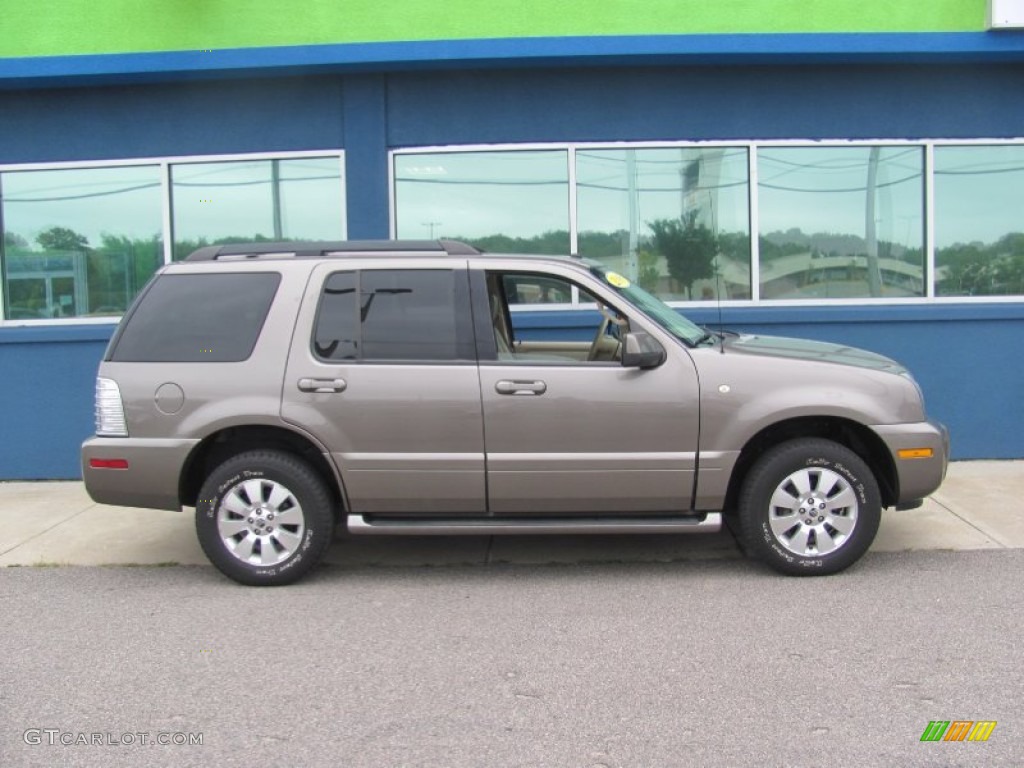 2006 Mountaineer Luxury AWD - Mineral Grey Metallic / Camel photo #7