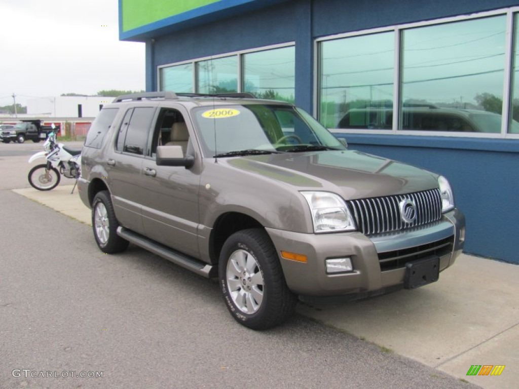 2006 Mountaineer Luxury AWD - Mineral Grey Metallic / Camel photo #8