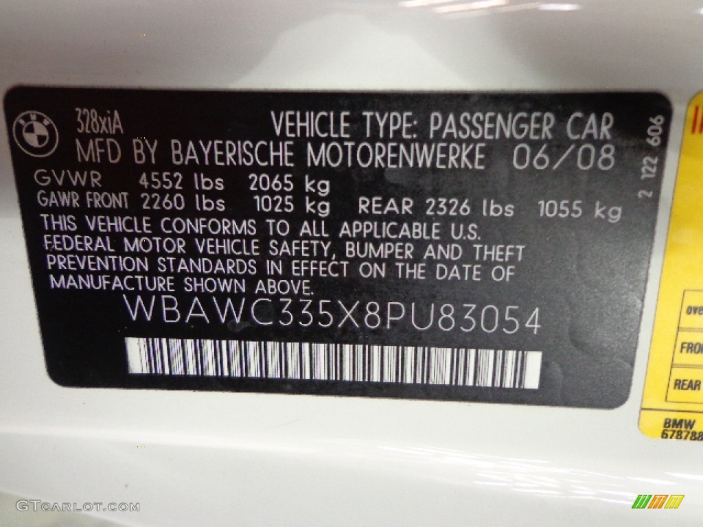 2008 3 Series 328xi Coupe - Alpine White / Cream Beige photo #13