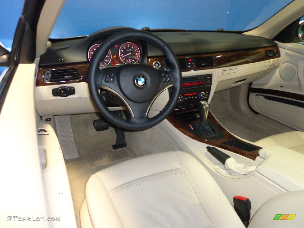 2008 3 Series 328xi Coupe - Alpine White / Cream Beige photo #18