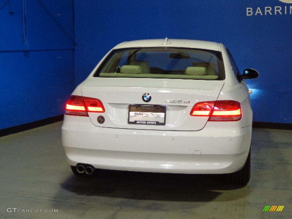 2008 3 Series 328xi Coupe - Alpine White / Cream Beige photo #23