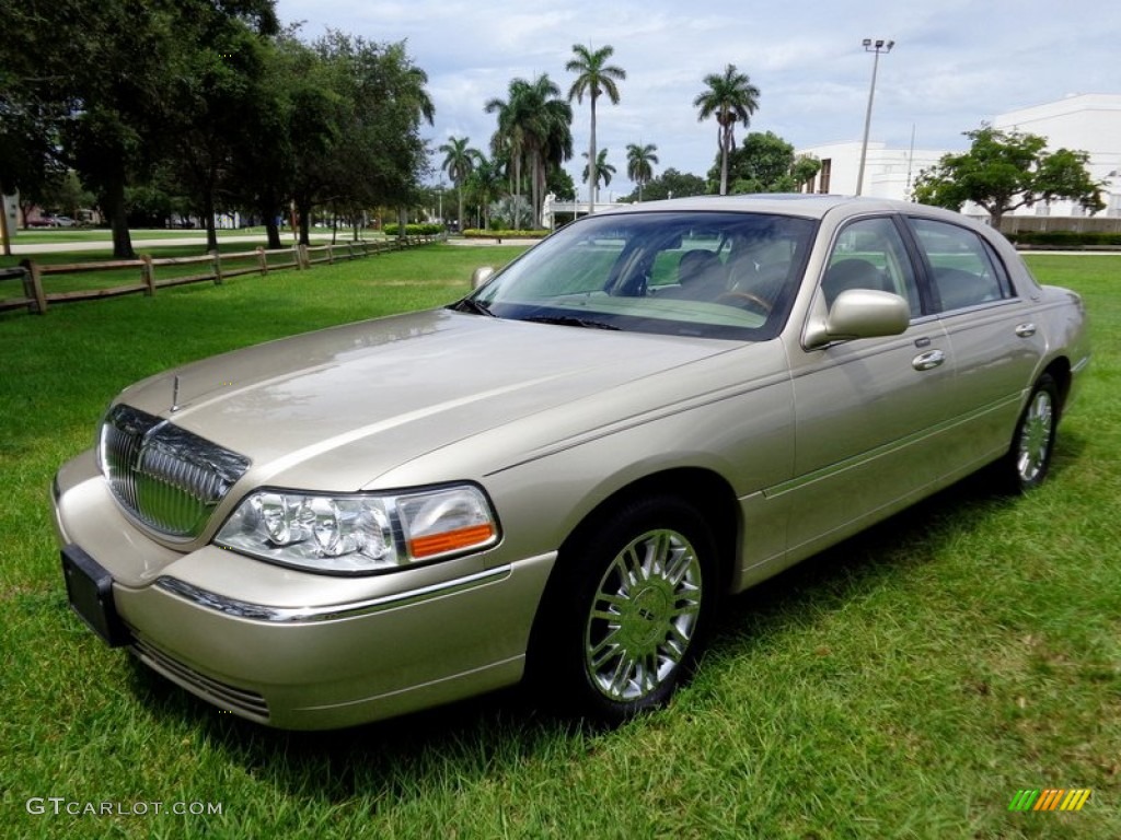 Light French Silk Metallic Lincoln Town Car