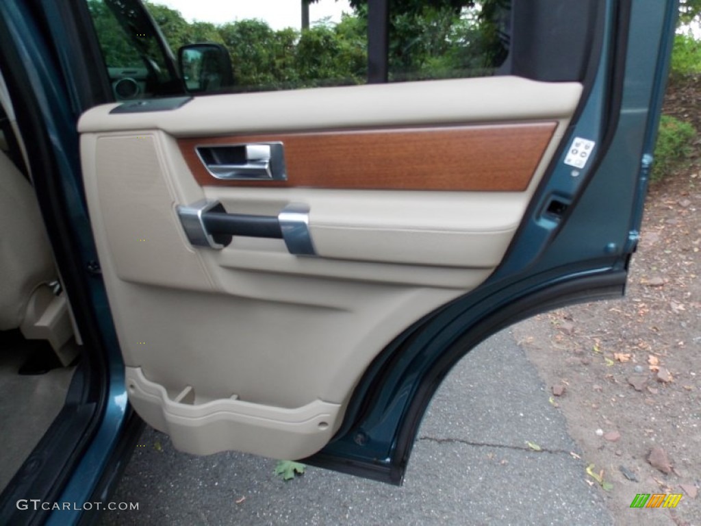 2010 Land Rover LR4 HSE Almond/Arabica Door Panel Photo #85234592