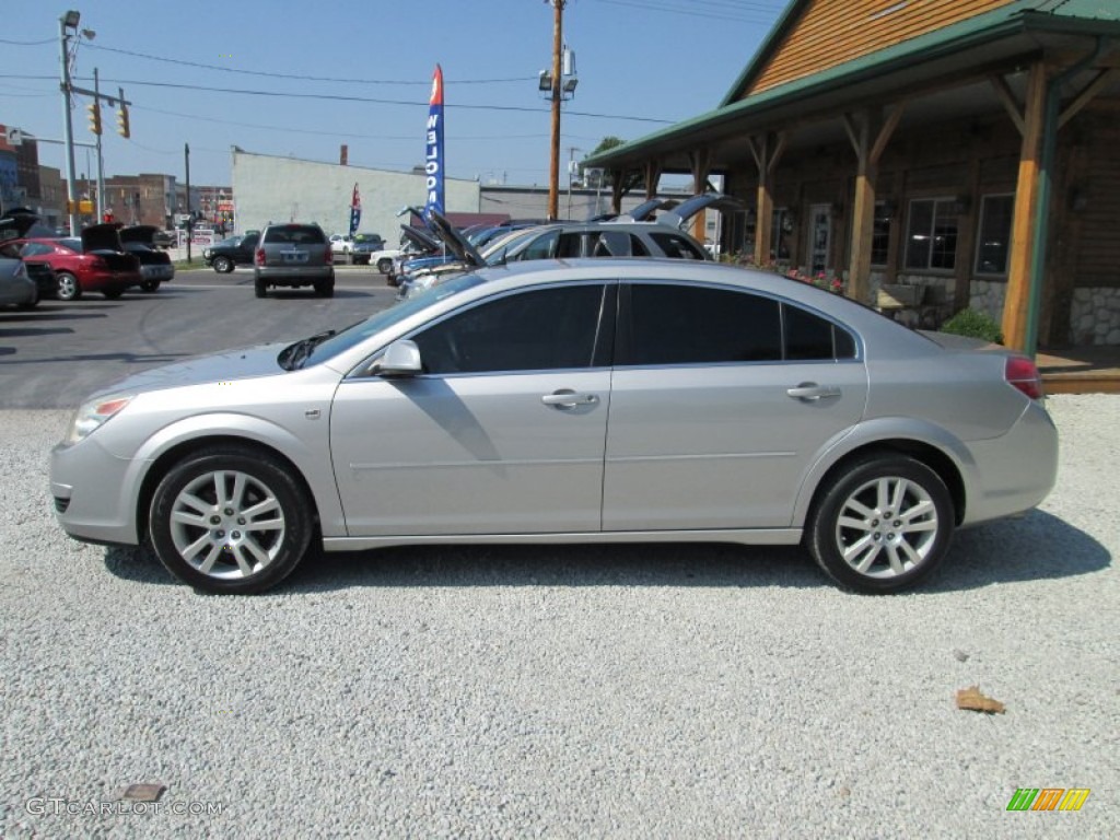 2007 Aura XE - Silver Pearl Metallic / Gray photo #1