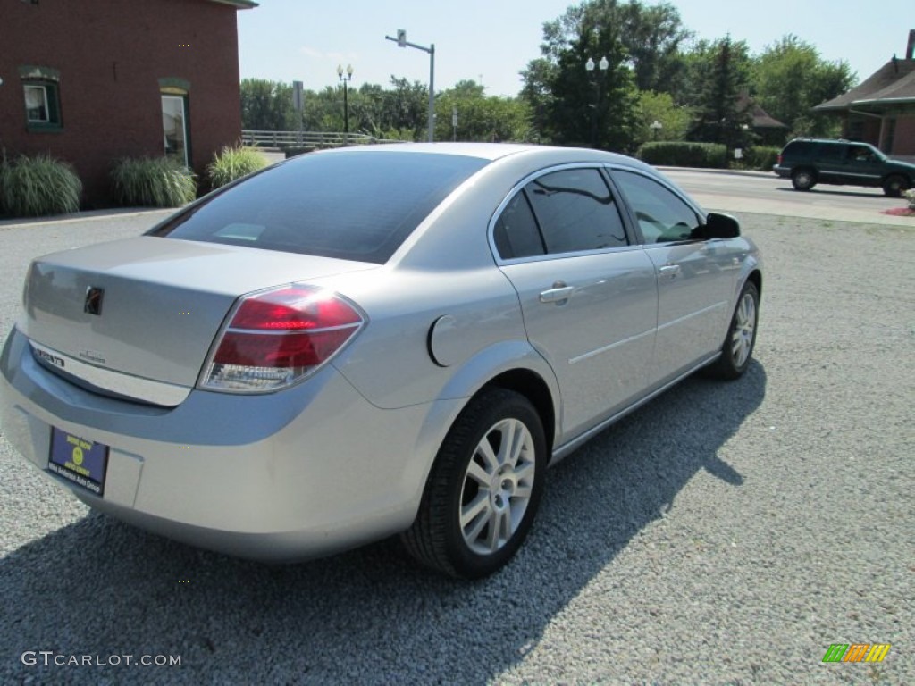 2007 Aura XE - Silver Pearl Metallic / Gray photo #5