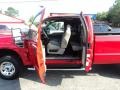 2008 Red Ford F250 Super Duty XLT SuperCab 4x4  photo #4