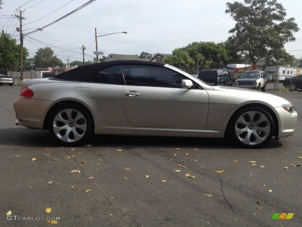Mineral Silver Metallic 2005 BMW 6 Series 645i Convertible Exterior Photo #85235418