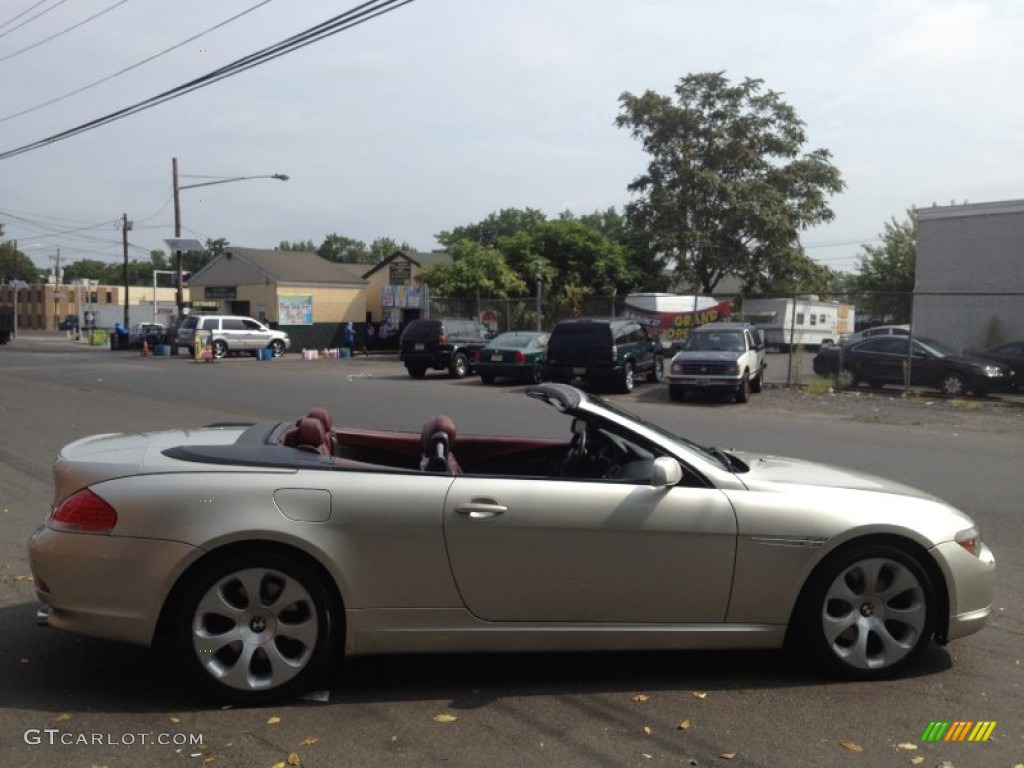 Mineral Silver Metallic 2005 BMW 6 Series 645i Convertible Exterior Photo #85235600