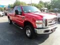 2008 Red Ford F250 Super Duty XLT SuperCab 4x4  photo #25