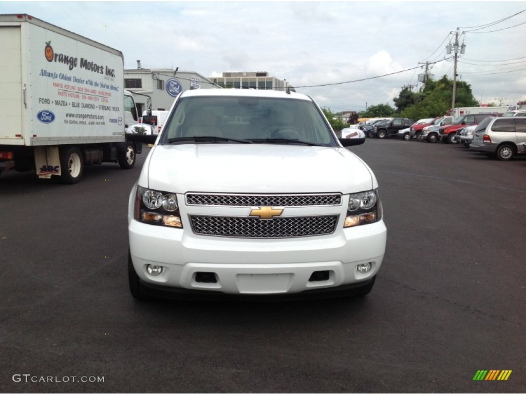 2007 Tahoe LTZ 4x4 - Summit White / Light Cashmere/Ebony photo #2