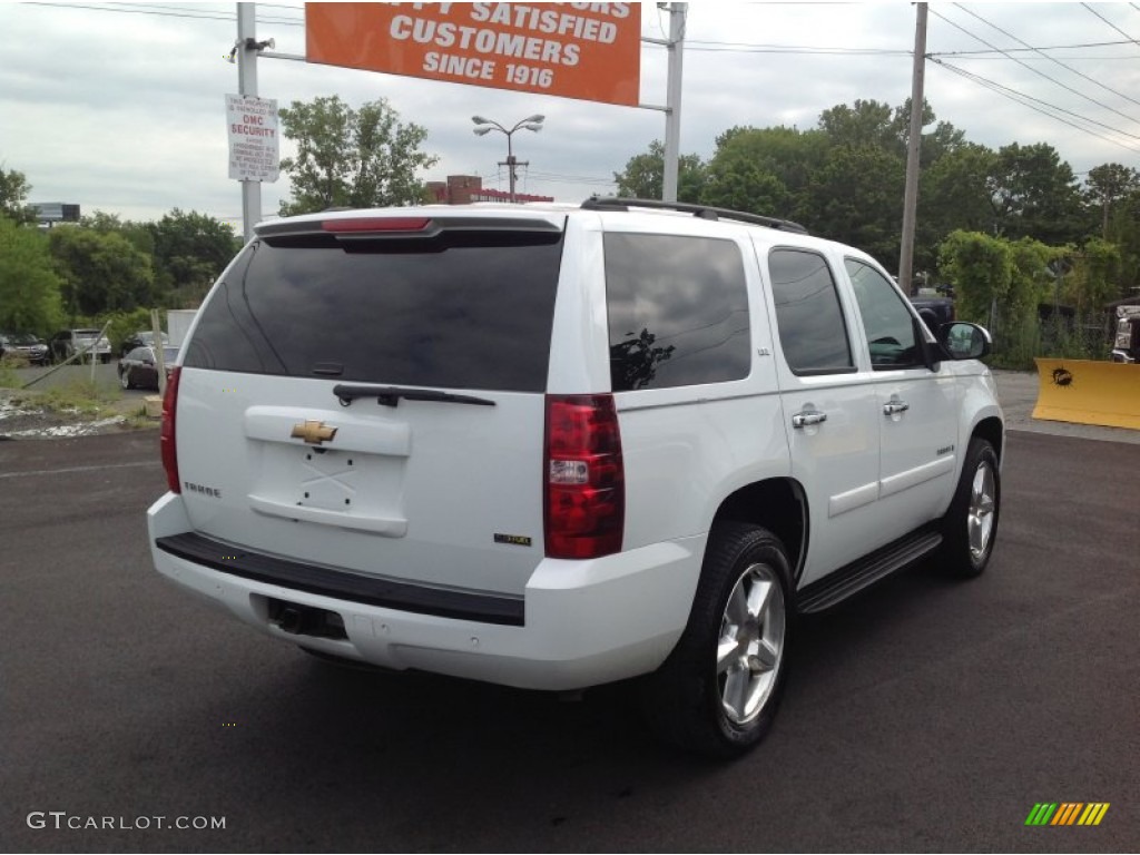 2007 Tahoe LTZ 4x4 - Summit White / Light Cashmere/Ebony photo #7