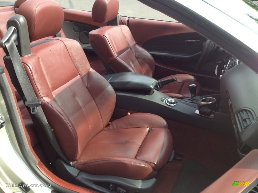 Chateau Red Interior 2005 BMW 6 Series 645i Convertible Photo #85236144