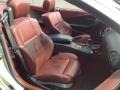 2005 BMW 6 Series Chateau Red Interior Front Seat Photo