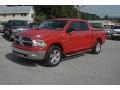 Flame Red 2009 Dodge Ram 1500 Big Horn Edition Crew Cab 4x4