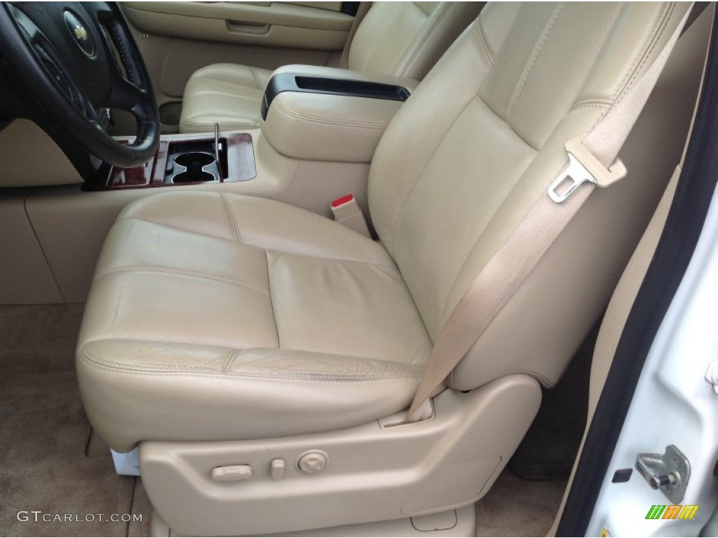 2007 Tahoe LTZ 4x4 - Summit White / Light Cashmere/Ebony photo #12