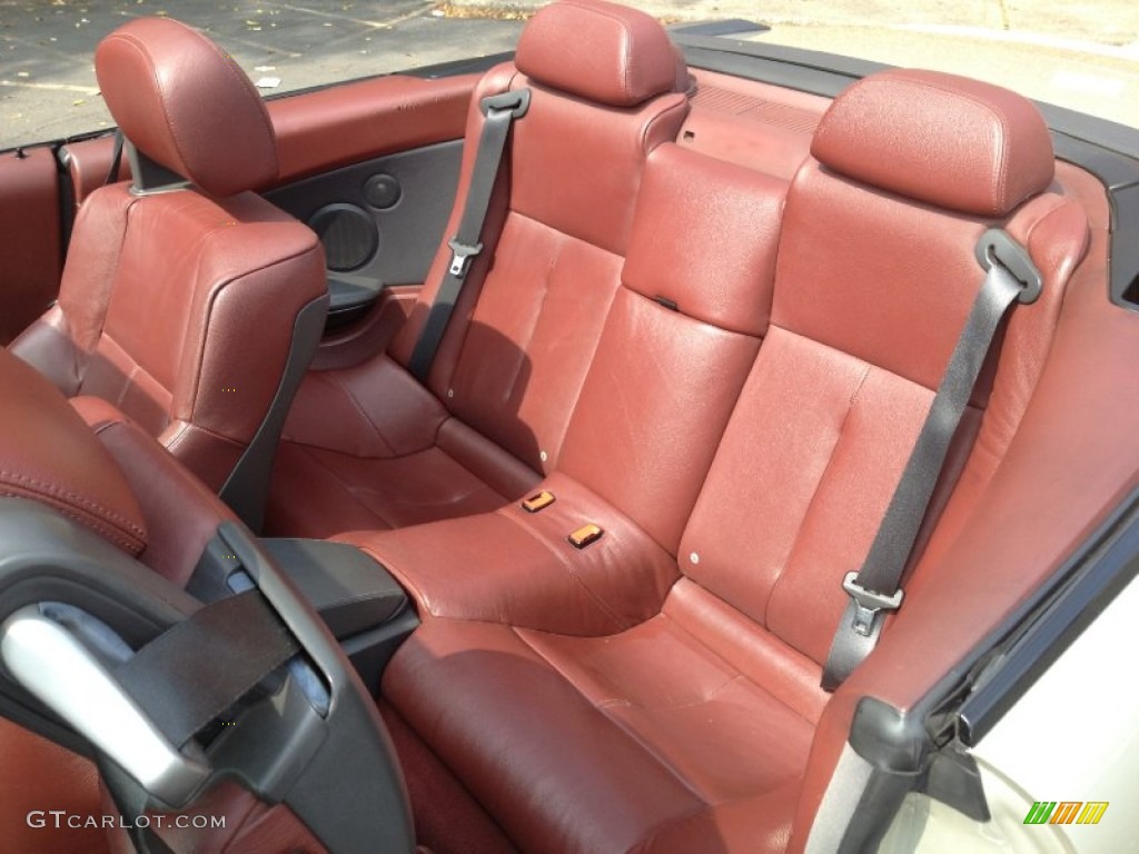 2005 BMW 6 Series 645i Convertible Rear Seat Photo #85236211