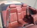 2005 BMW 6 Series Chateau Red Interior Rear Seat Photo