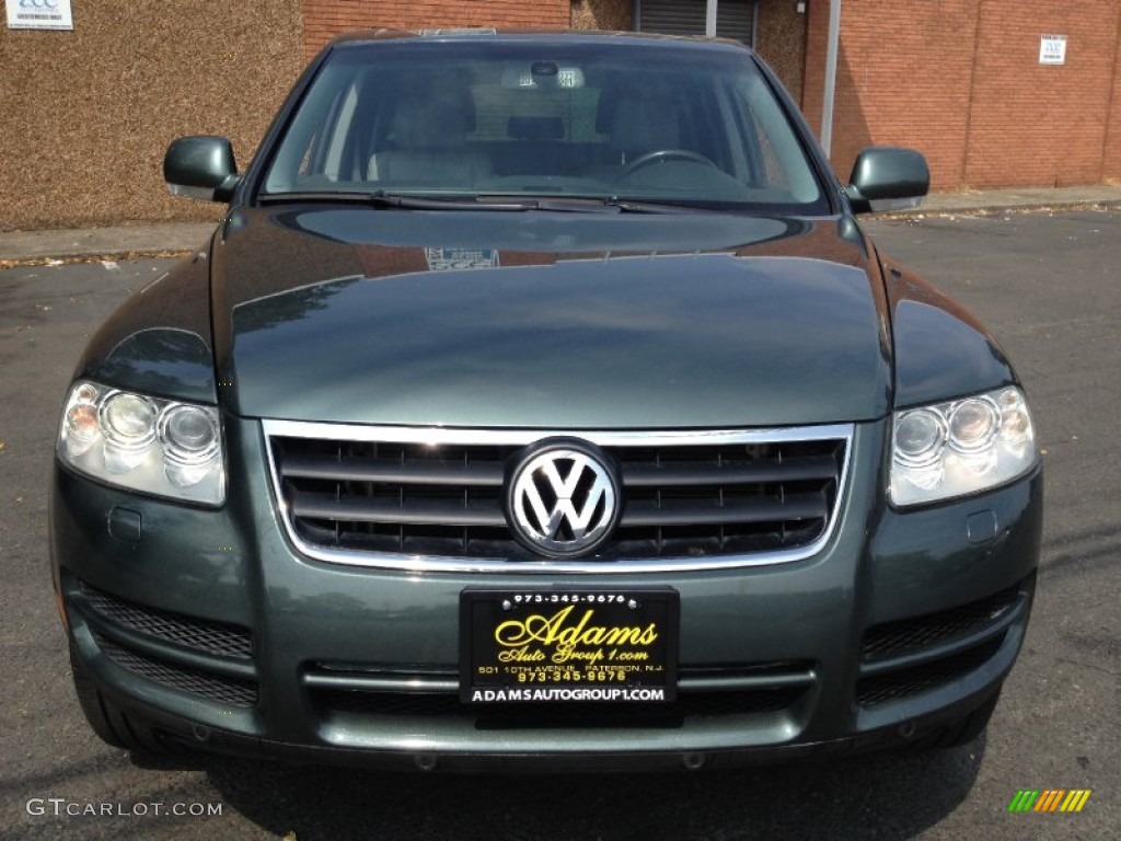 2004 Touareg V6 - Venetian Green Metallic / Anthracite photo #2