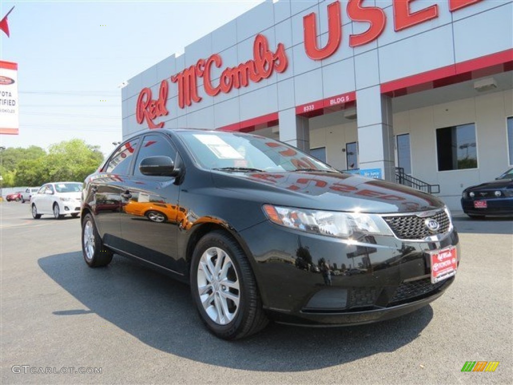 2011 Forte EX - Ebony Black / Stone photo #1