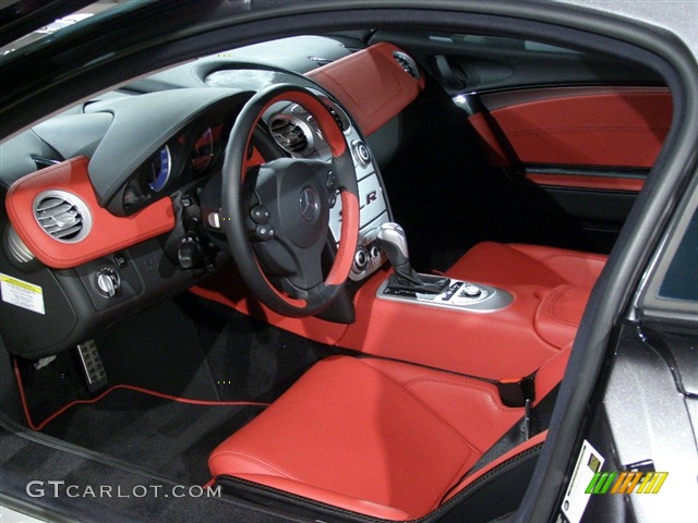 2006 Mercedes-Benz SLR McLaren Red Leather Dashboard Photo #85238