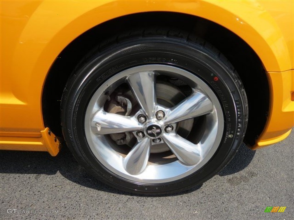 2008 Mustang GT Premium Coupe - Grabber Orange / Dark Charcoal photo #9
