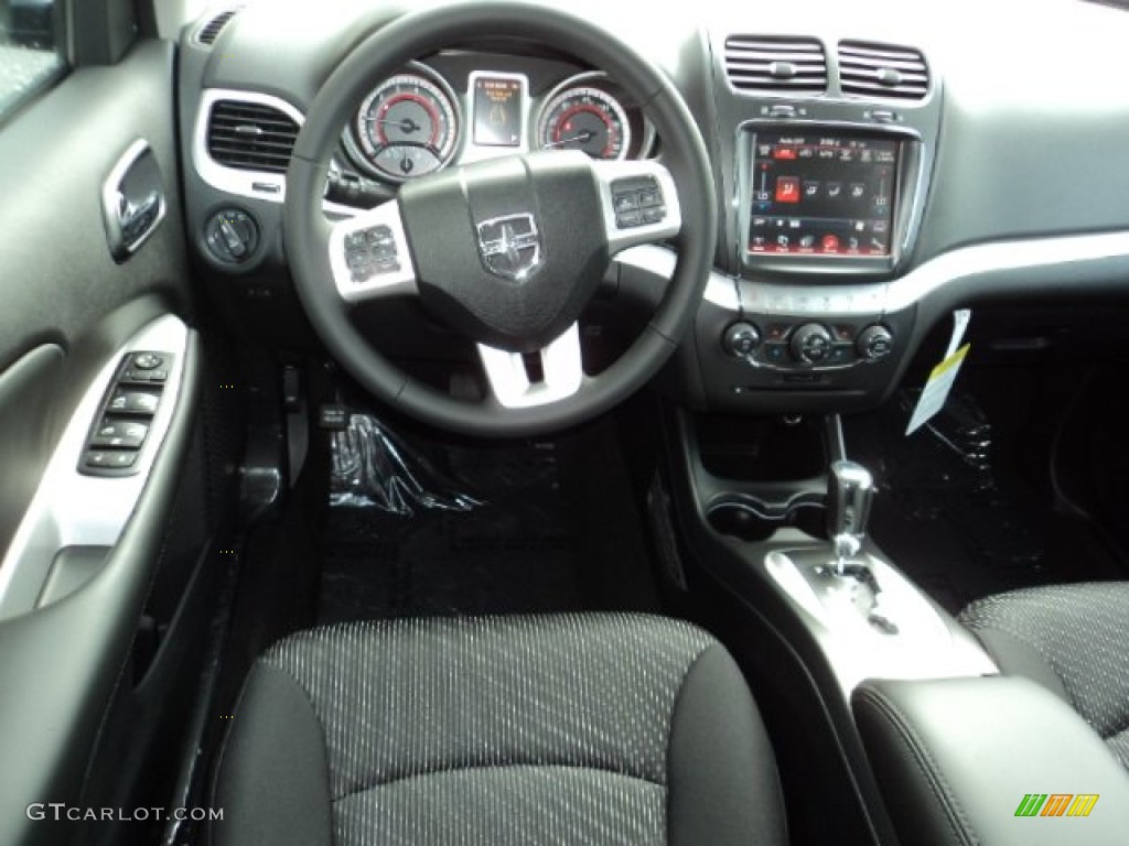 2014 Dodge Journey SXT Black Dashboard Photo #85237499