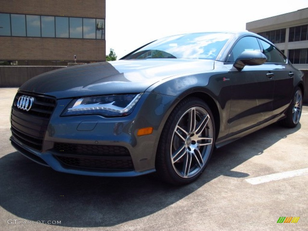 Dakota Gray Metallic 2014 Audi A7 3.0T quattro Prestige Exterior Photo #85237779