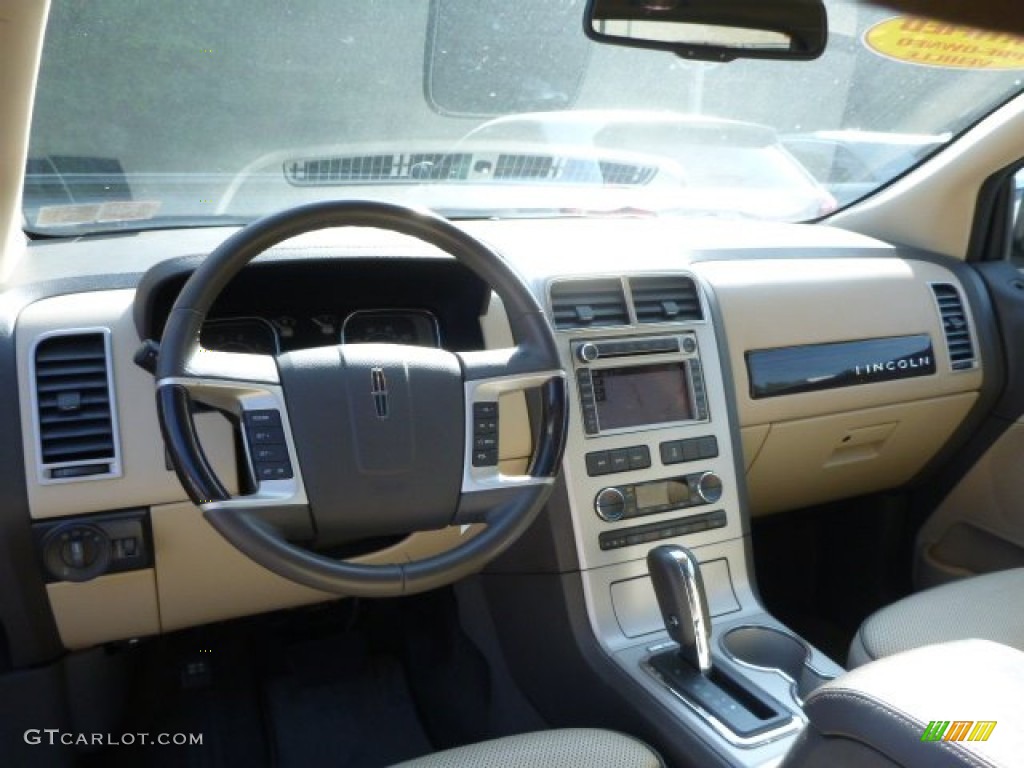 2008 MKX AWD - Black Clearcoat / Light Camel photo #12
