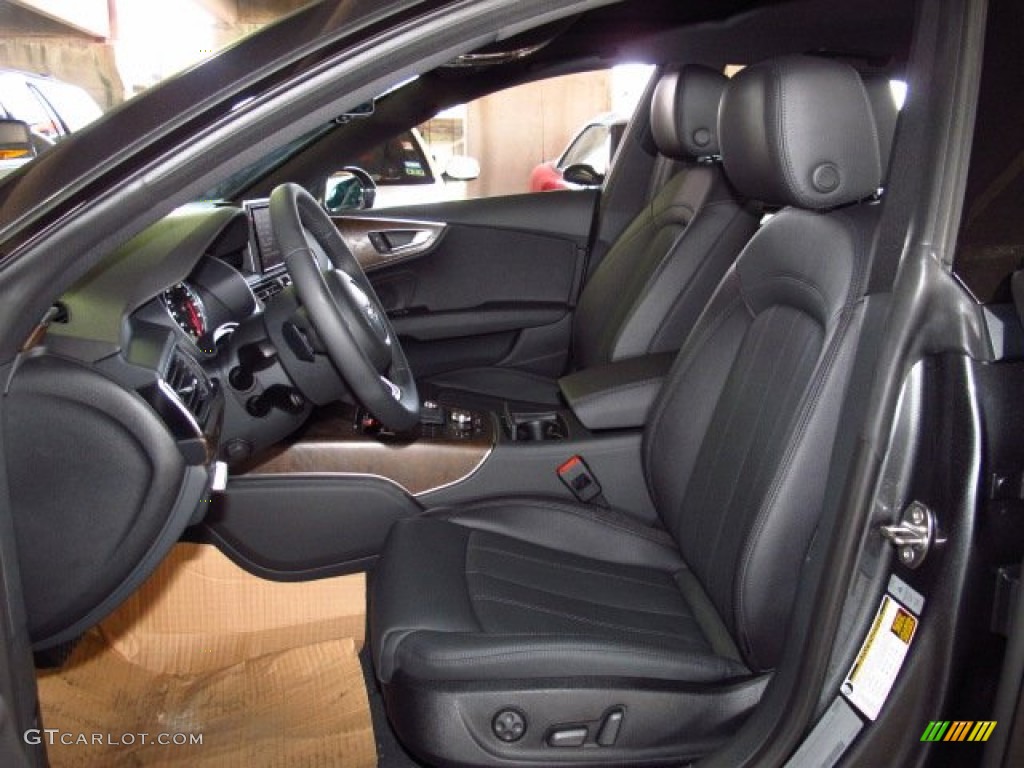 Black Interior 2014 Audi A7 3.0T quattro Prestige Photo #85237944