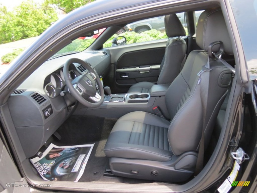 Dark Slate Gray Interior 2013 Dodge Challenger R/T Blacktop Photo #85239260