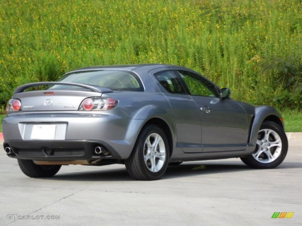 2005 RX-8 Sport - Sunlight Silver Metallic / Black/Chaparral photo #2