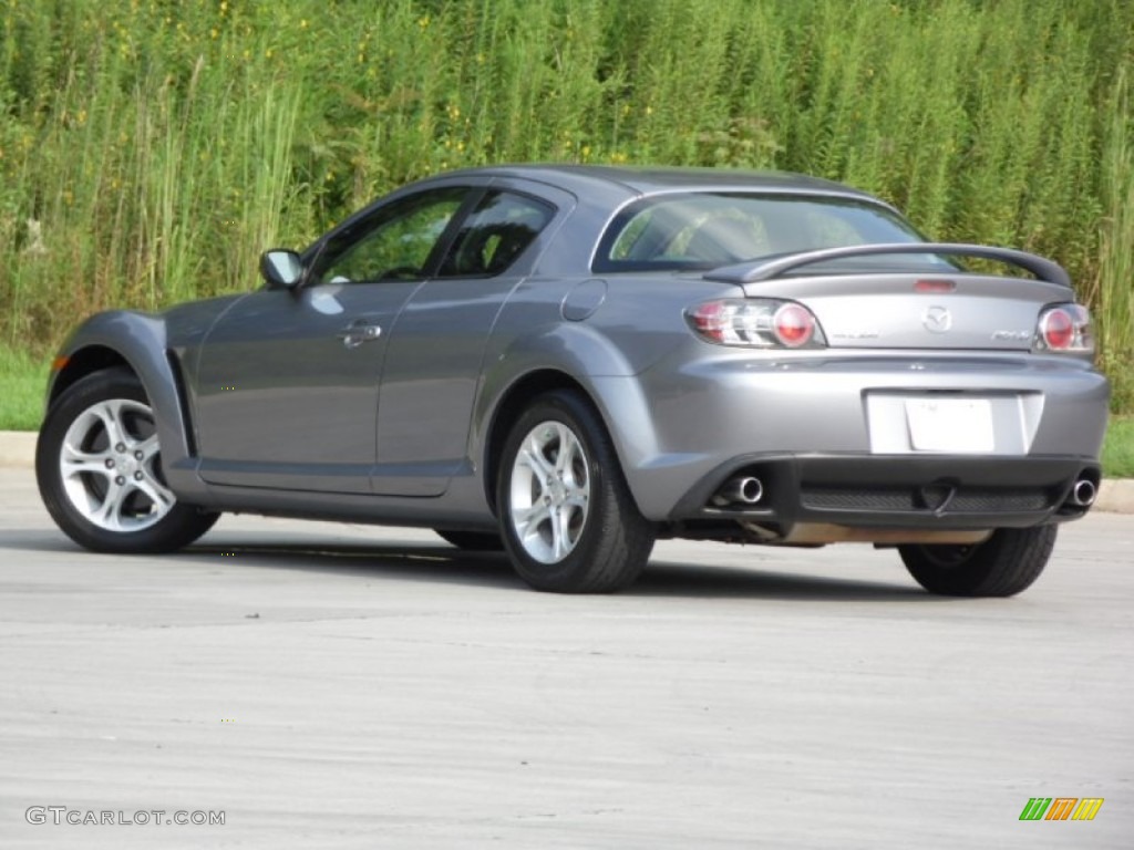 2005 RX-8 Sport - Sunlight Silver Metallic / Black/Chaparral photo #3