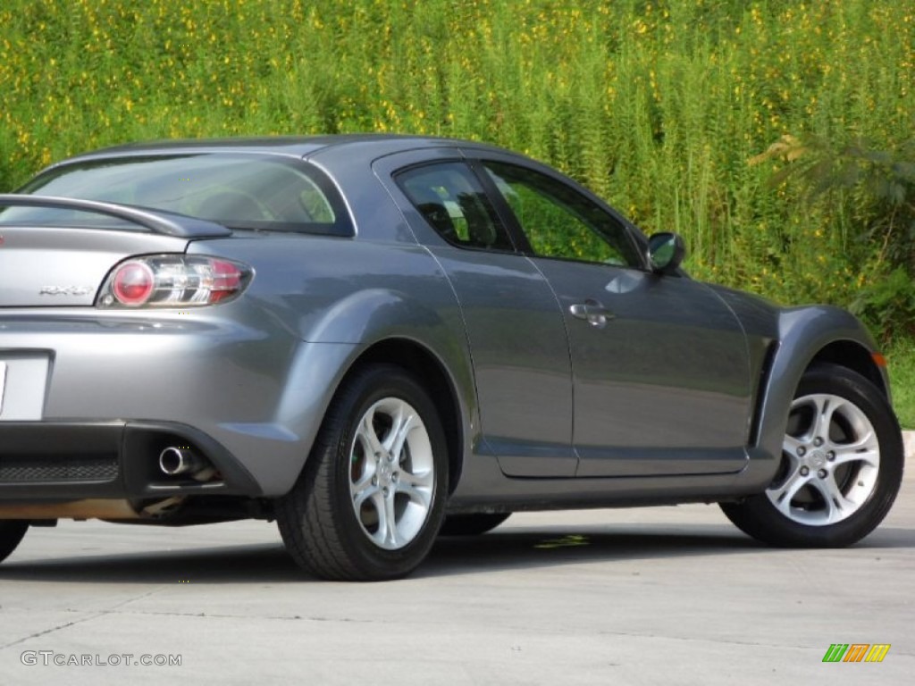 2005 RX-8 Sport - Sunlight Silver Metallic / Black/Chaparral photo #5