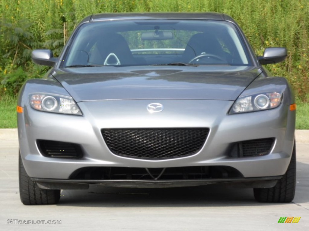 2005 RX-8 Sport - Sunlight Silver Metallic / Black/Chaparral photo #7