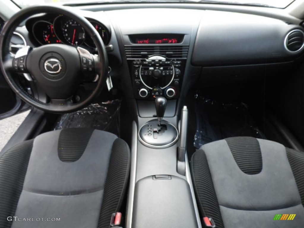 2005 RX-8 Sport - Sunlight Silver Metallic / Black/Chaparral photo #10