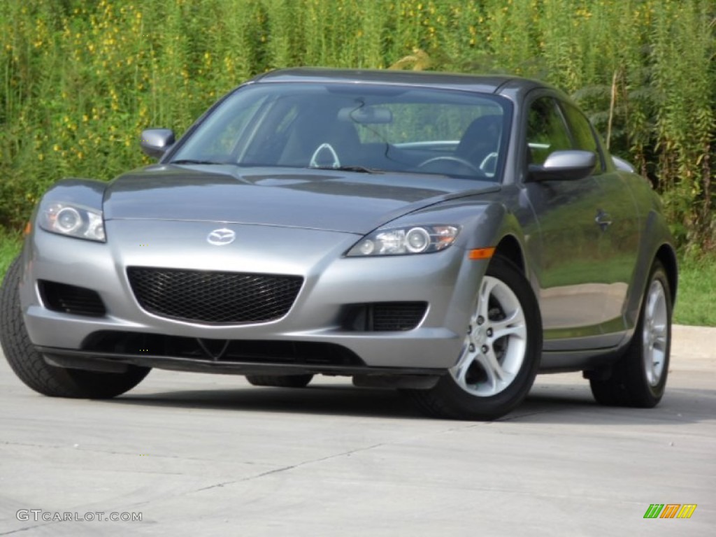 2005 RX-8 Sport - Sunlight Silver Metallic / Black/Chaparral photo #22