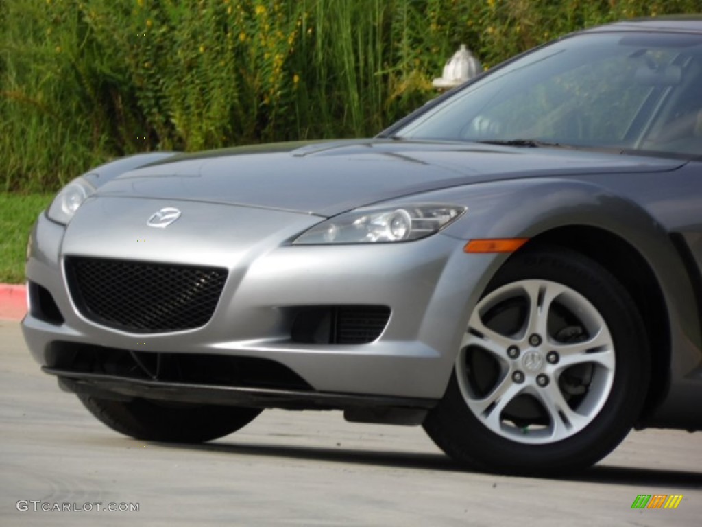 2005 RX-8 Sport - Sunlight Silver Metallic / Black/Chaparral photo #25