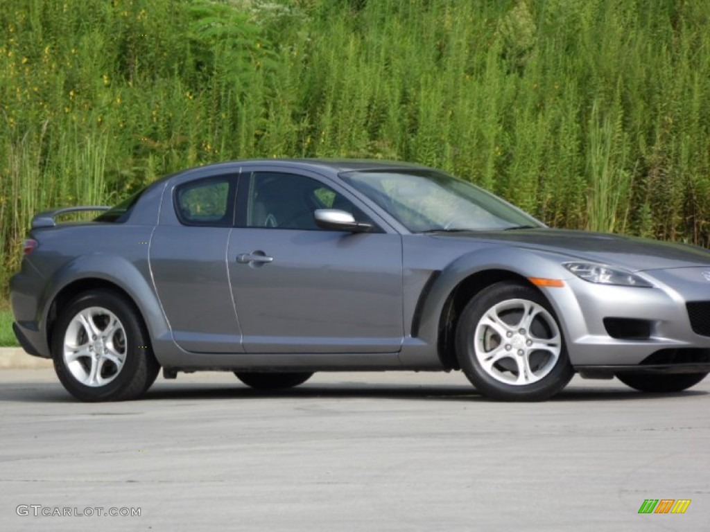 2005 RX-8 Sport - Sunlight Silver Metallic / Black/Chaparral photo #26