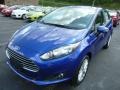 2014 Performance Blue Ford Fiesta SE Sedan  photo #5