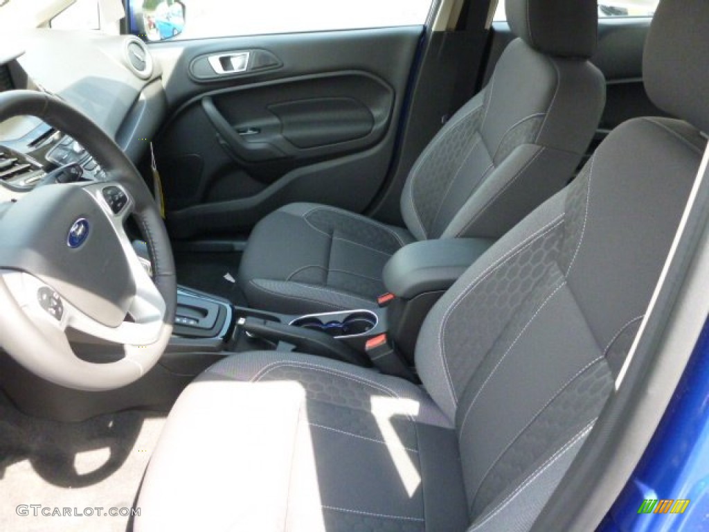 2014 Fiesta SE Sedan - Performance Blue / Charcoal Black photo #8